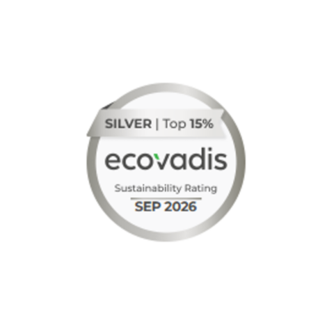 Médaille d'argent EcoVadis 2026 obtenue par le groupe Tempo One